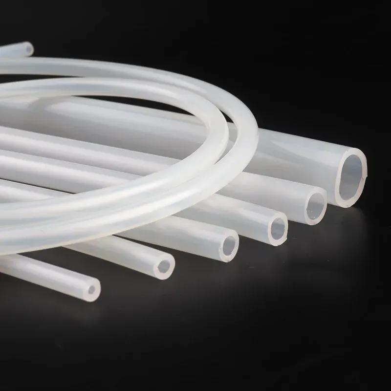Tubo De Goma Silicona Tubo De Silicona Transparente Suave Aprobado Por La FDA - Para Leche, Cerveza, Alimentos, Flexible Y Seguro Tubo De Silicona Suave Transparente