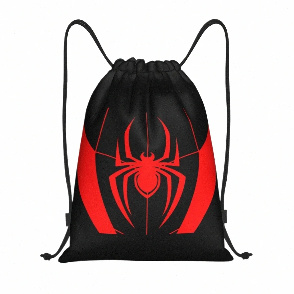 Schattige Spin DrawString Tas Mannen Vrouwen Opvouwbare Gym Sport Sackpack Dier Training OpSlag Rugzakken D4KQ#