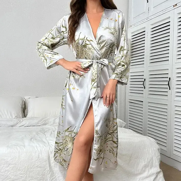 chinese dress ladies Long Sleeve Satin Gown by Cinderella Divine 7475  ABC Fashion