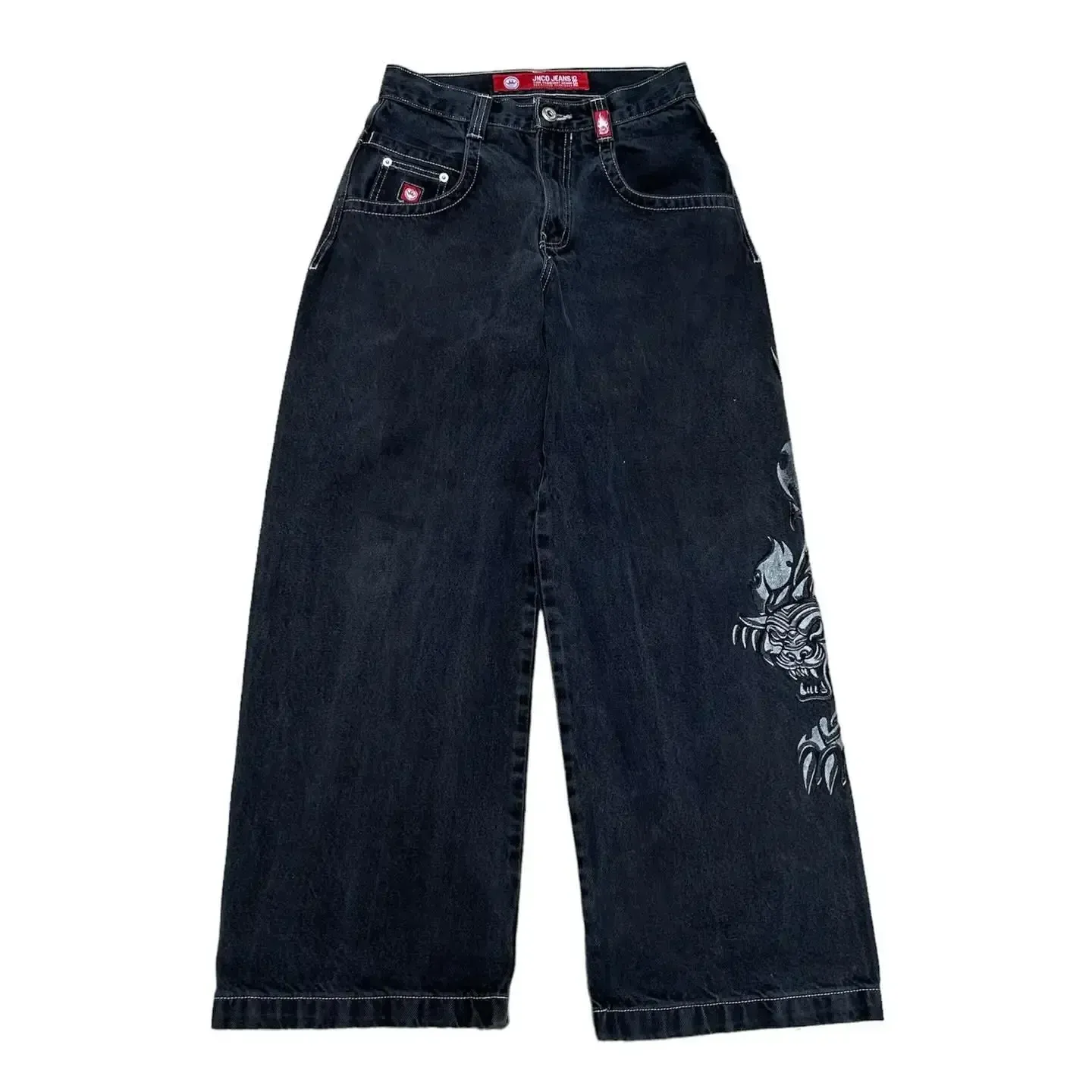 DHgate.com:JNCO Jeans for Men - Gothic Tiger Graphic Print