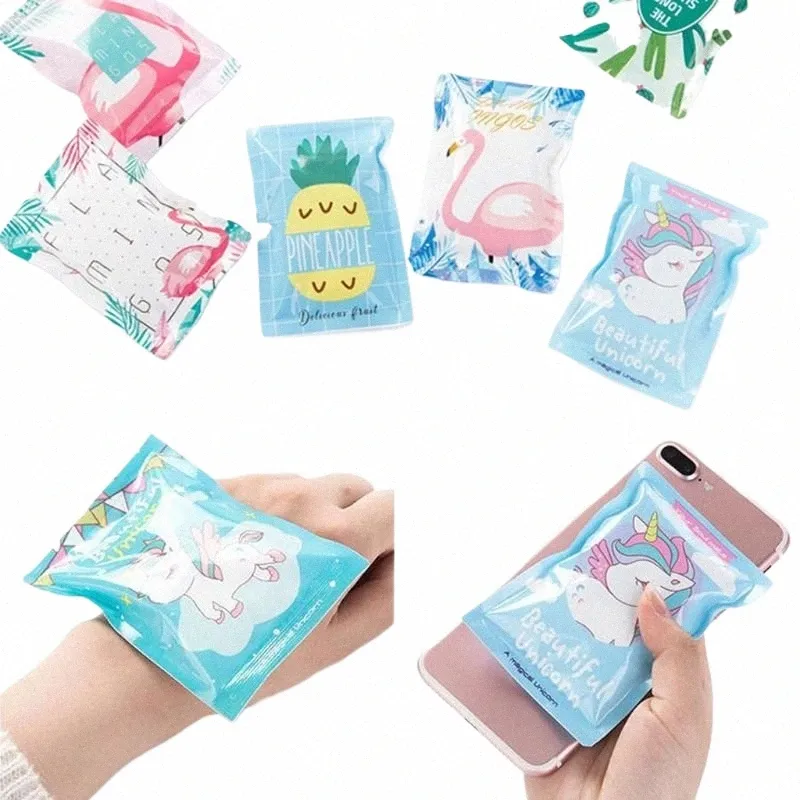 M6CC Creative Carto Portable Mini réutilisable Ice Pack Cold Gel Isulater Coloner Sac R7ib #