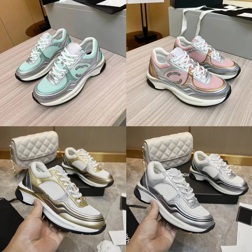 Sneakers entwerfen Womans aus Büro Sneaker Channel Schuh Männern Designer Männer Damen Trainer Sport Casual Trainer Berühmte Modeshuschel