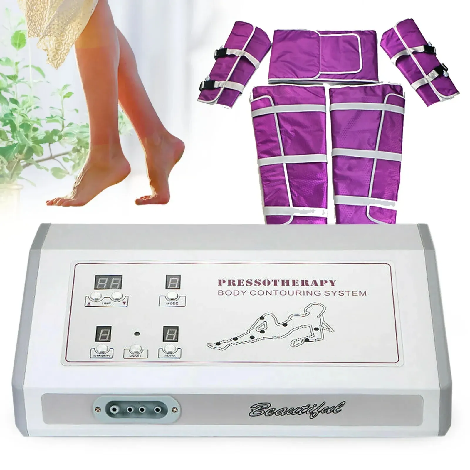 Electric Lymphatic Drainage Machine With Air Wave Pressure For Body