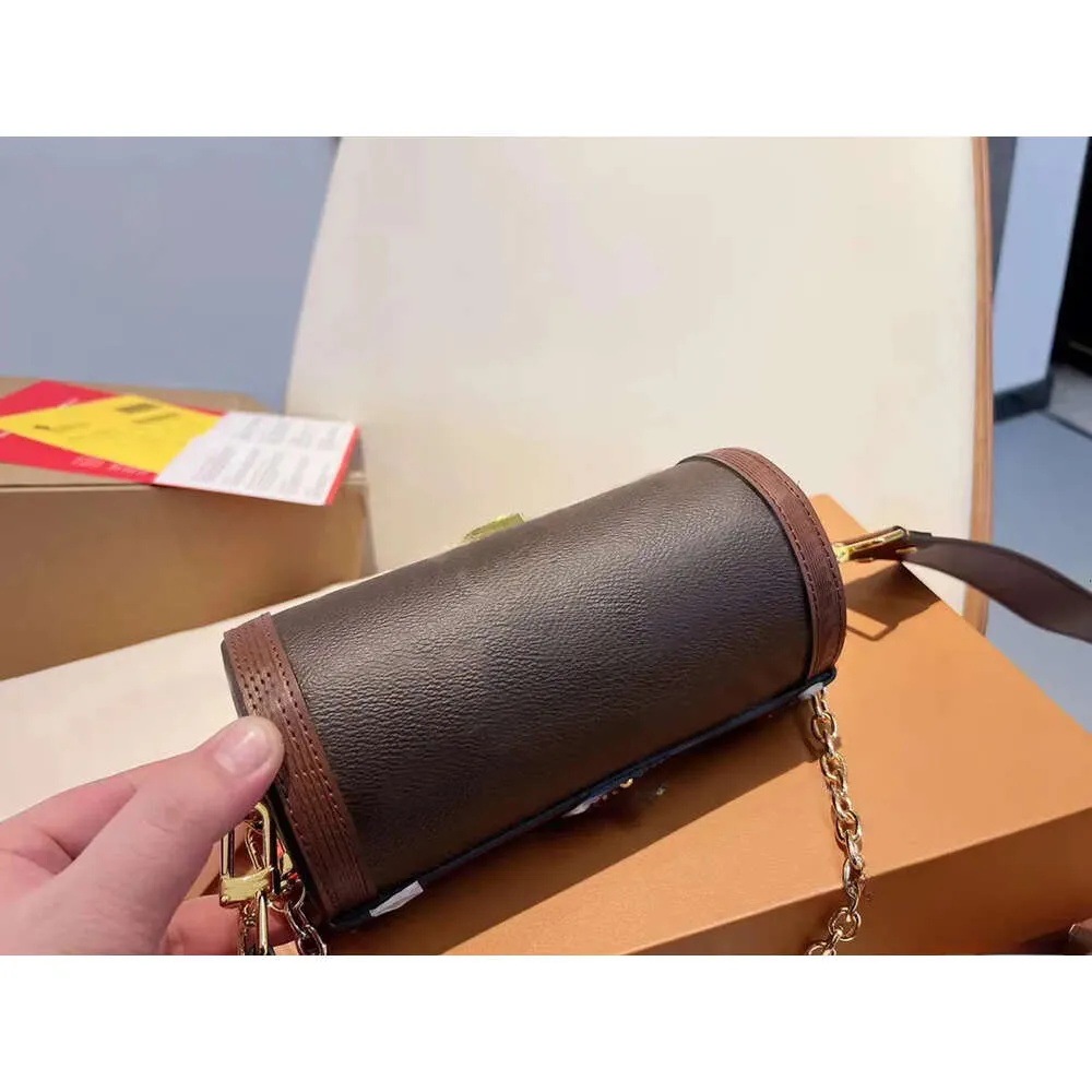 Cross body luxury Round long bags Cylinder shoulder designer lady fashion handbags hasp no zipper button letter shopping totes women popular coin purse