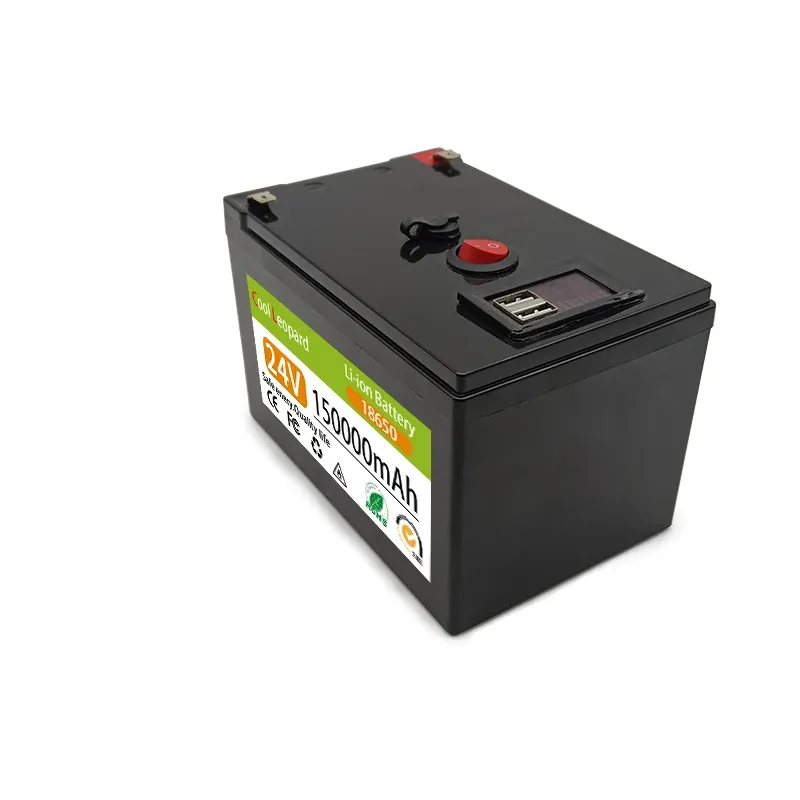 New 24V 7S2P 150000 mAH 18650 Lithium Battery With BMS 20A High-Power 750W 29. 4V Electric Bicycle Battery+2A Charger