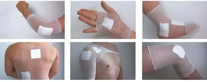 Survival 1 stks 3 #1 doos 5 meter medische elastische volwassen mesh bandage Voet arm pols wond brood penis chirurgie chirurgisch gaas