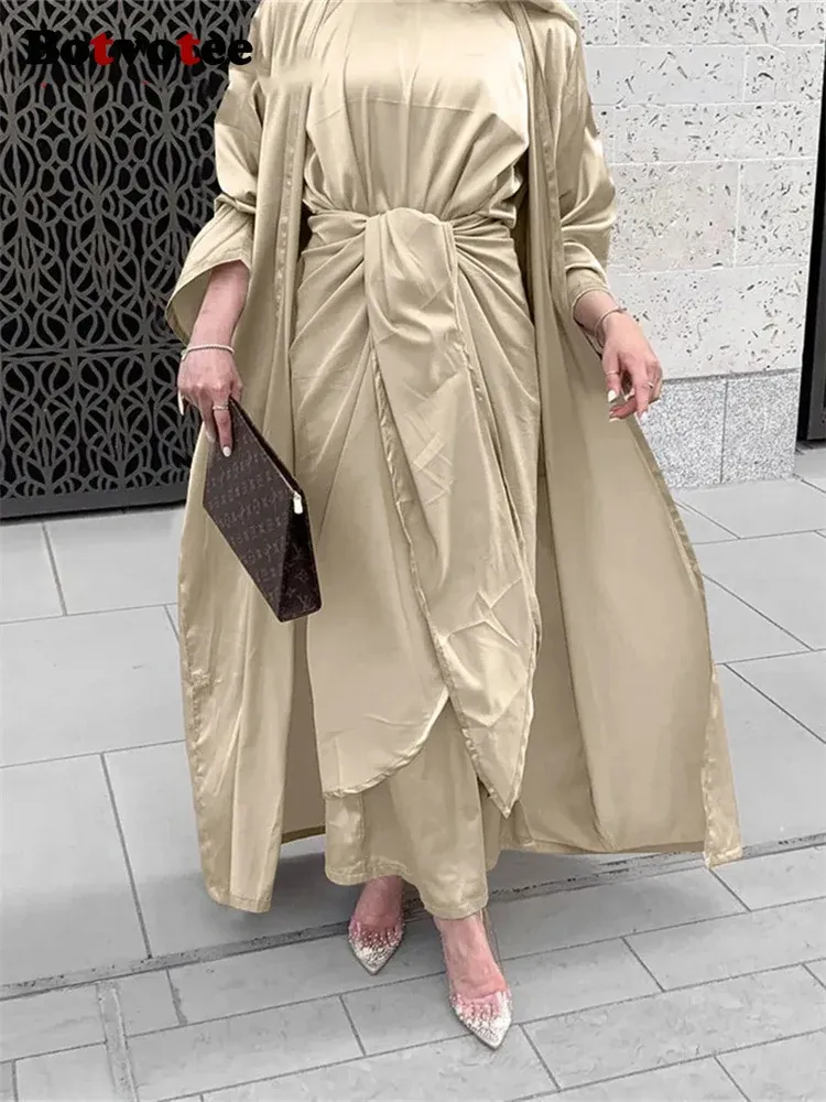 Womens Abaya Set: Elegant Cotton Abayas Hijab With... From Ddmylovely,  $118.92 | DHgate.Com