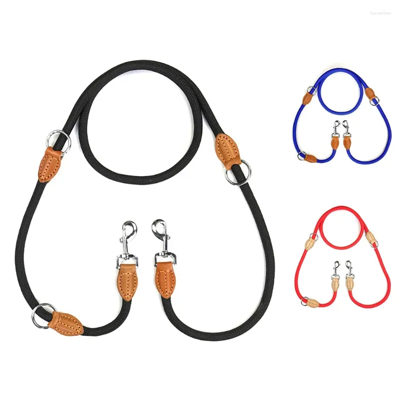 Vêtements pour chiens 2 en 1 laisse 360 ° sans enchevêtrement corde de traction de sécurité pour animaux de compagnie produit de sangle d'entraînement en plein air pour la marche quotidienne en gros