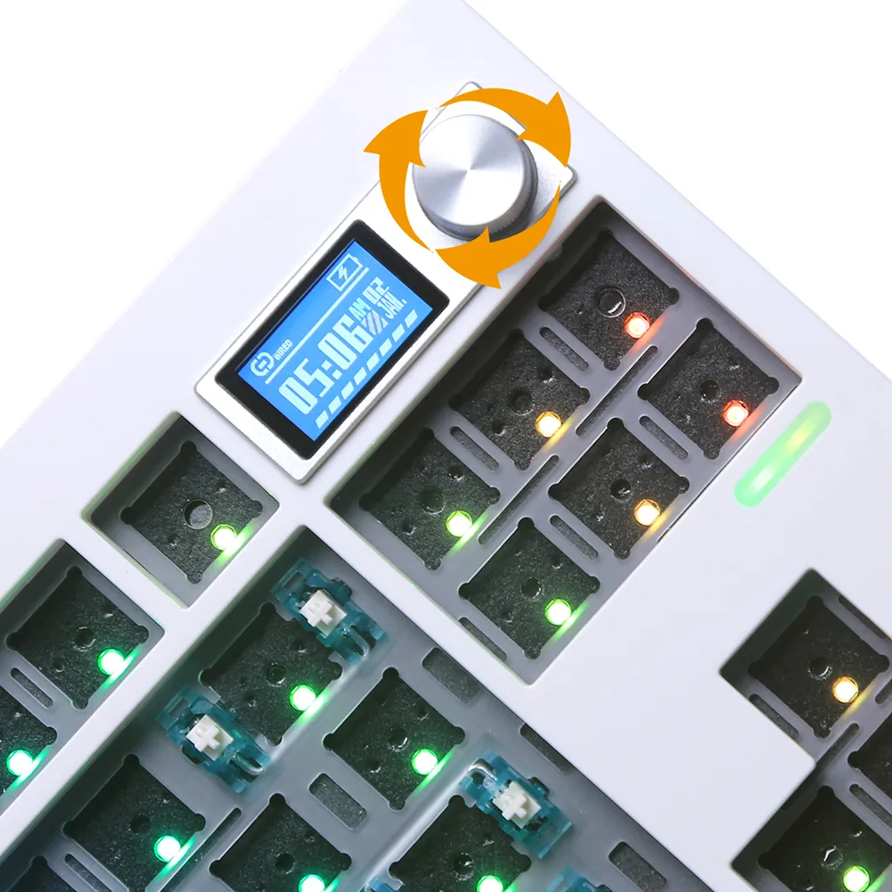 GMK87 Mechanical Keyboard Kit Ergonomic 87 Key... From Ddmymaster, $210 ...