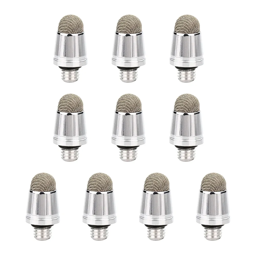 10-Piece Precision Mesh Fiber Tips Replacement for Capacitive Touch Screen  Stylus Pens