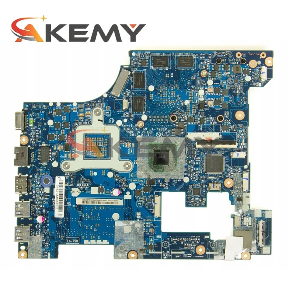 Lenovo G580 LA-7981P laptop motherboard Mainboard with DDR3 Lenovo G580 LA-7981P laptop motherboard Mainboard with DDR3