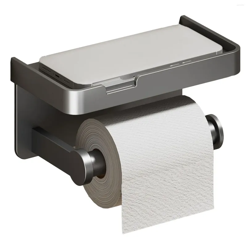 Zeepdispenser WC-papier Plank Toilethouder Ruimte Aluminium opslag Wandmontage Waterdicht 170x140x80mm Badkamerrek