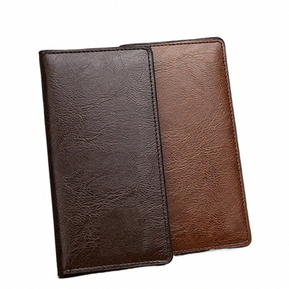 Busin Affairs Men's Wallet Pu Leather Multi-Card Holder Stor sedlar Purse Passport Holderyouth Bag Mey Purse 2023 NY G7HH#