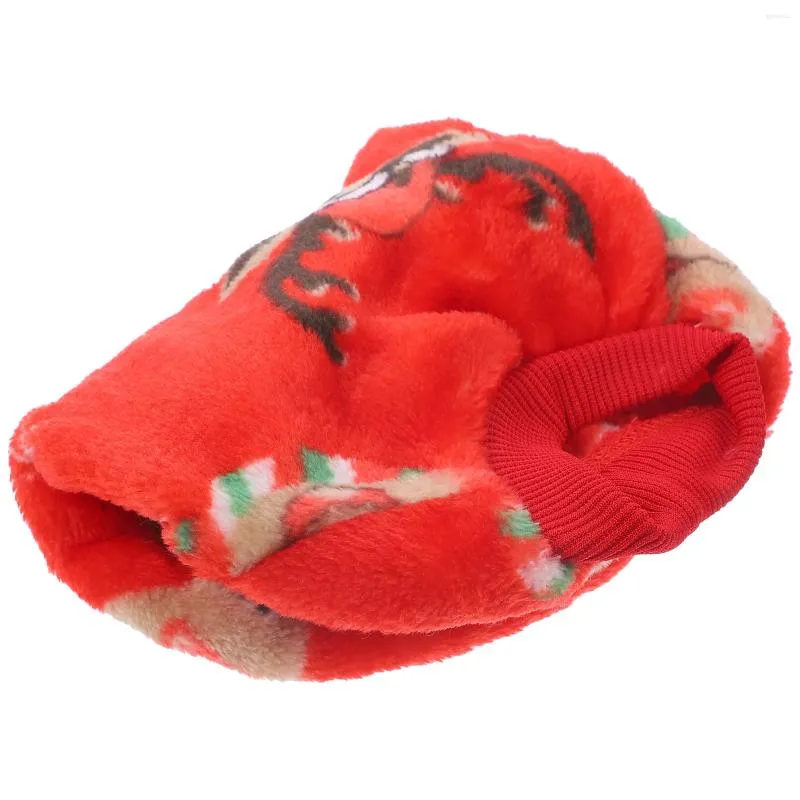 Одежда для собак щенки одежда рождественские собаки костюм кожа дружественная домашняя одежда маленькая удобная коралловая руно смешно