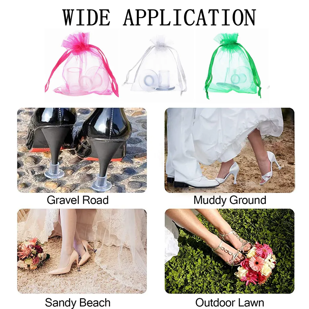 DHgate.com:30 Pairs Round High Heel Protectors, Anti-Slip Wearable Heel ...