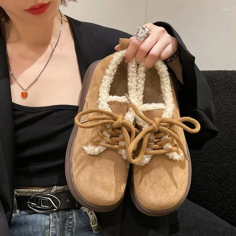 Sapatos casuais botas de neve femininas 2024 leve inverno pelúcia engrossado quente impermeável e antiderrapante sola grossa algodão