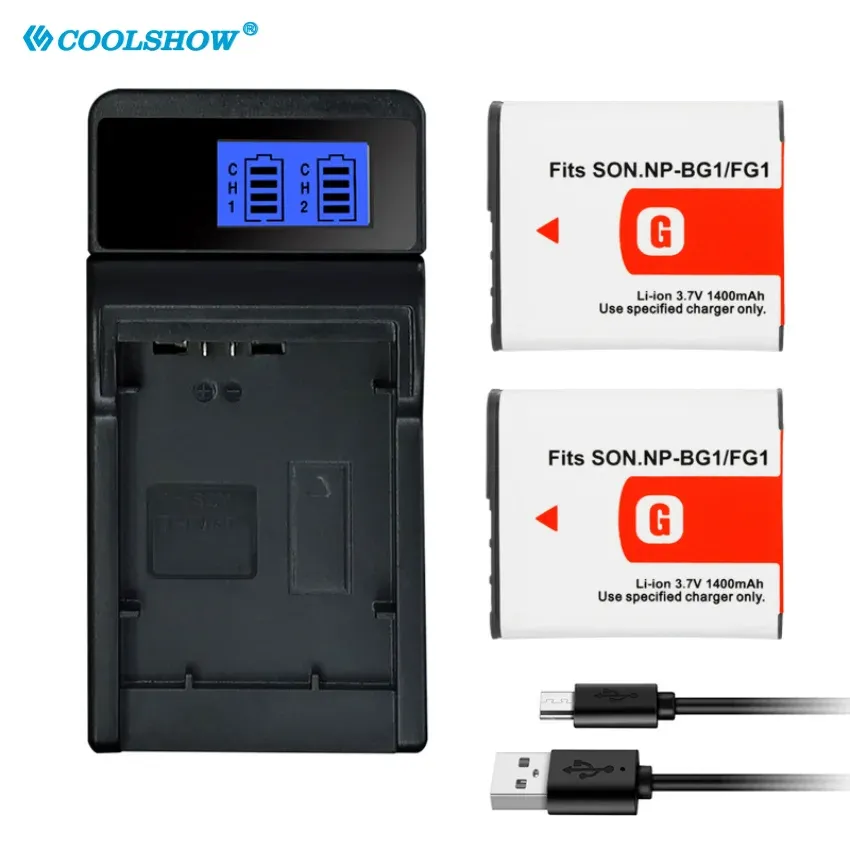 Chargeur Micro USB Pour Appareil Photo, Caméscope Batterie Sony NP-BG1 - Foto 4