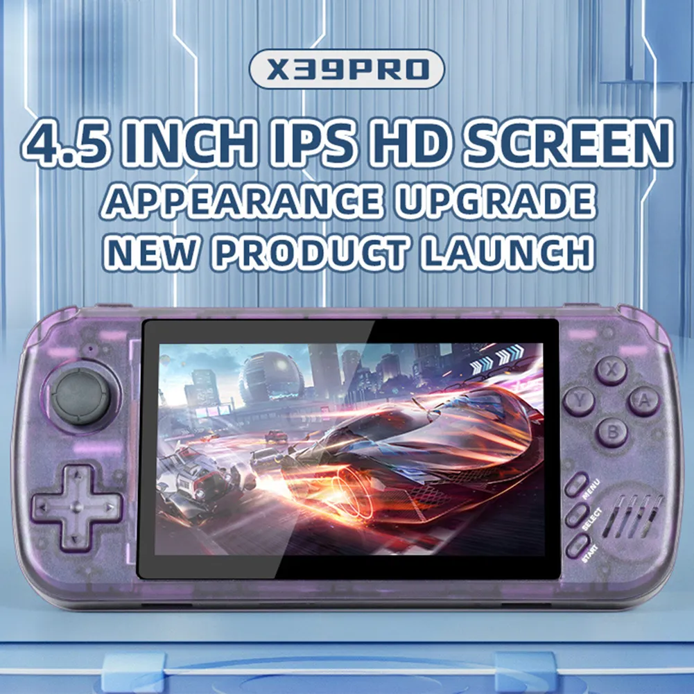 X39 Pro Handheld Game Console With 4000+ Games 4.5 Inch IPS Screen ...