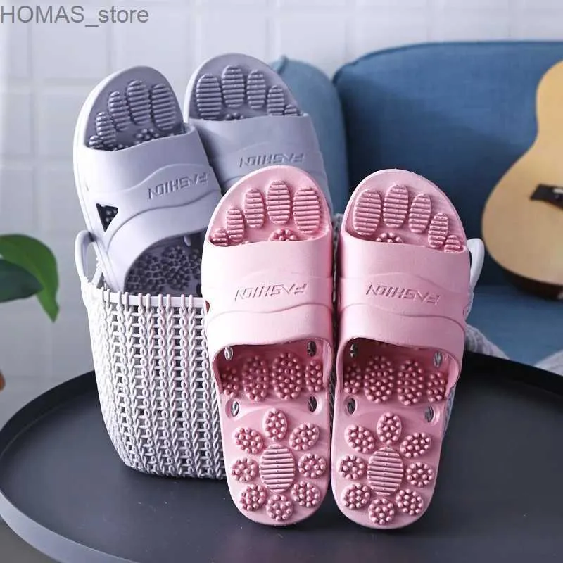 أحذية المنزل SPA SPA SPA Home Non-slip Quick Dry Skyage Shower Shoes Y240401