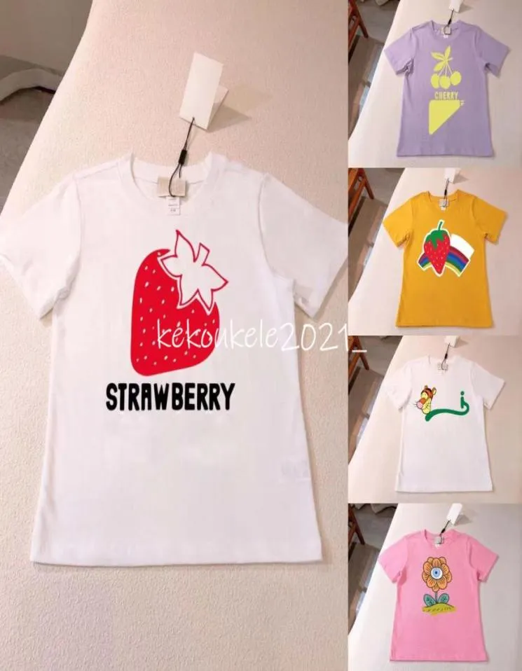 2022 Summer Cartoon Print Tshirt Clothes Kids Boys Girls Sport Cotton TShirt Clothing Child Tees Kid Casual Tops5214877