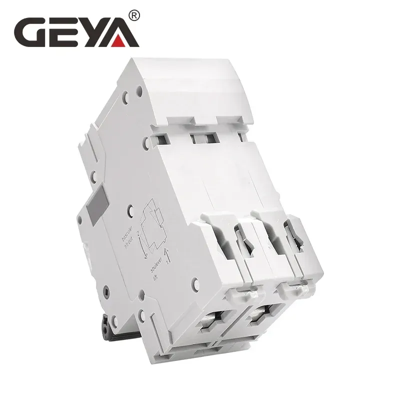 Geya Gym9H 10ka 2p MCB 6A-63A 400V C Curve Din Rail Mini Circuit Breaker Type China MCB Factory