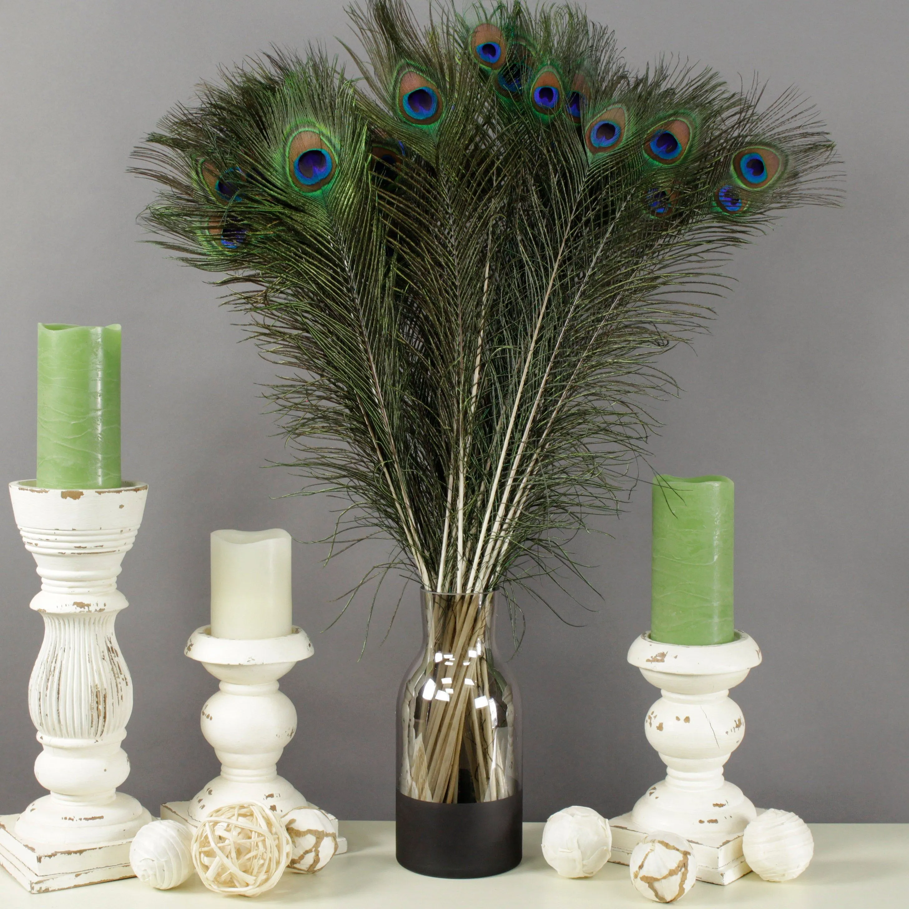 Plumas De Pavo Real Para Decoración De Manualidades DIY: 10/20 Piezas, 40  50 Cm, Fiesta De Bodas, Fabricación De Joyas, Detalles En Jarrones De Mesa  De 28,37 € | DHgate, image size:2912x2912