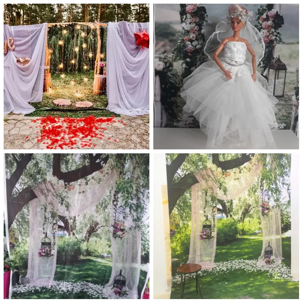 Yeele Wedding Photography Backdrop Floral Marriage Scene For Photo ...