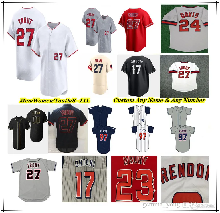 Mike Trout Baseball Jersey Taylor Ward Zach Neto Nolan Schanuel