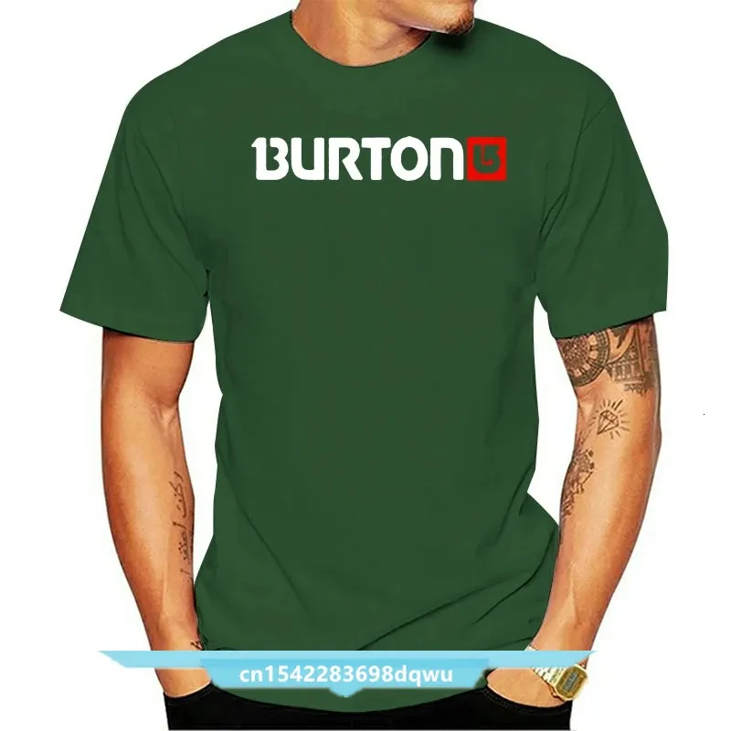 Burton Snowboards T-Shirt Cartoon Tee Homme Hochwertige Top-T-Shirts Herrenmode 240315