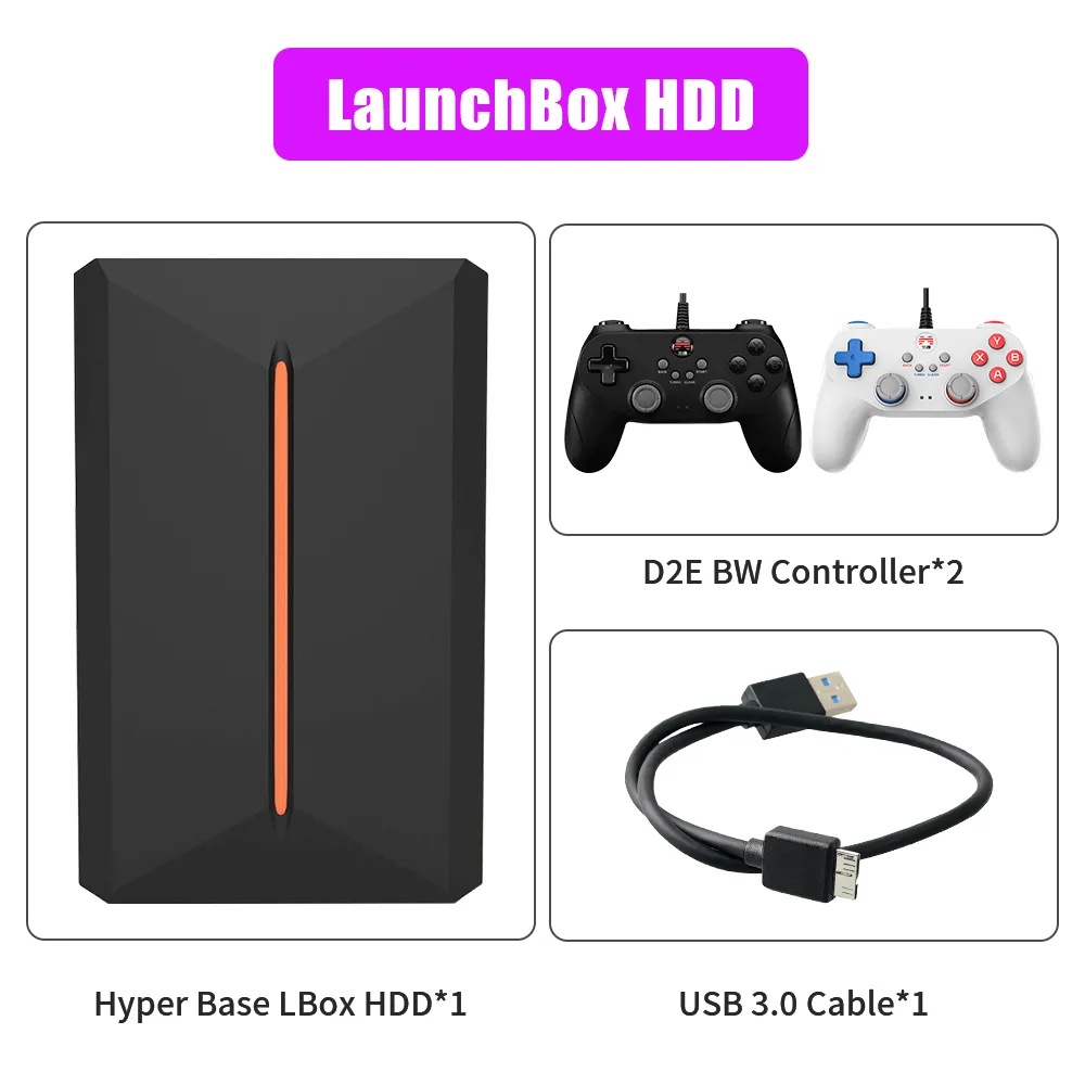JMachen Launchbox 500G Game Hard Drive Disk For From Ddmymaster