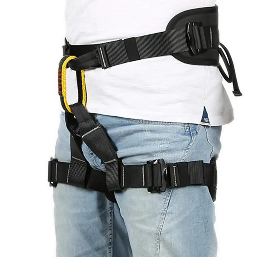 Outdoor Harness Seat Sitting Bust Waist Belt Equipment Surgeon Arborist Rock Climbing - 4 Colors