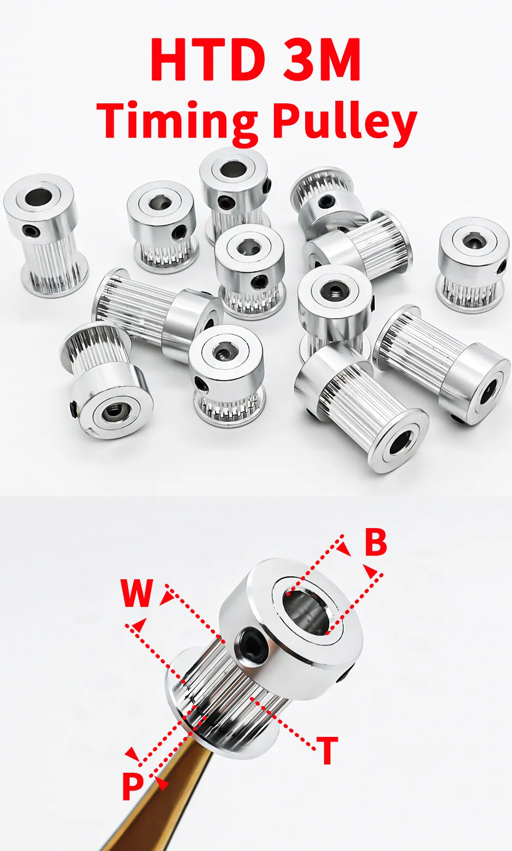 15T 3M Pulley Gear With Timing Aluminum Timing Belt Pulleys For Teeth Width Available In 4 5 6 7 8mm And 6 10 15mm From Ddmyperfect 8.74 DHgate.Com