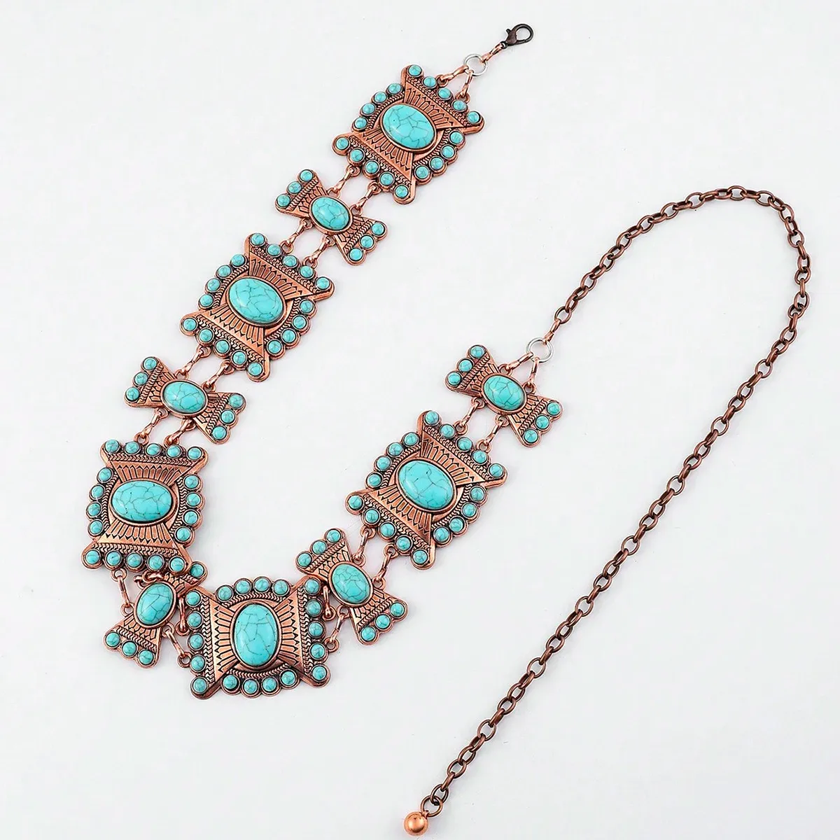 Waist Chain Belt Gold Chain Waist Belt Turquoise... From 