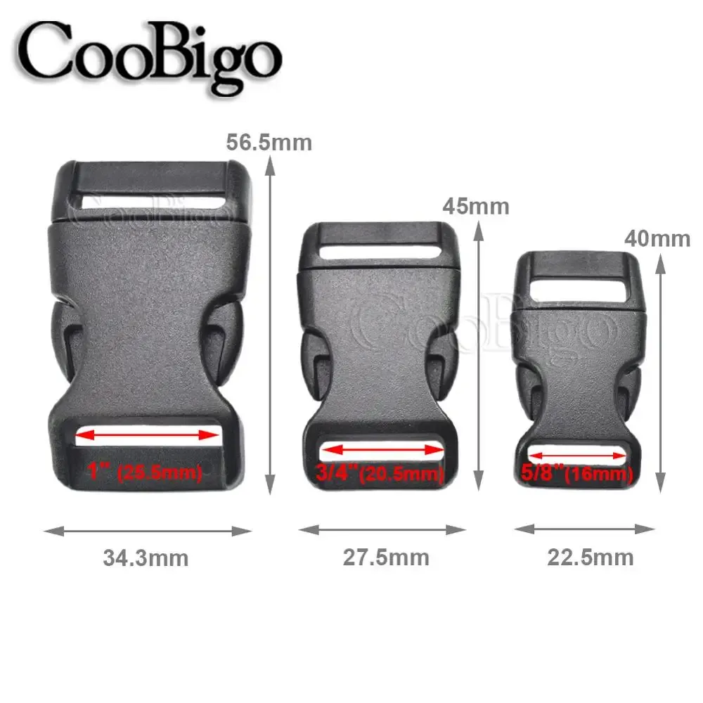 Photo inspiration: Visual Reference: Plastic Quick Side Release Buckles Clasps Fastener Clips For Paracord
