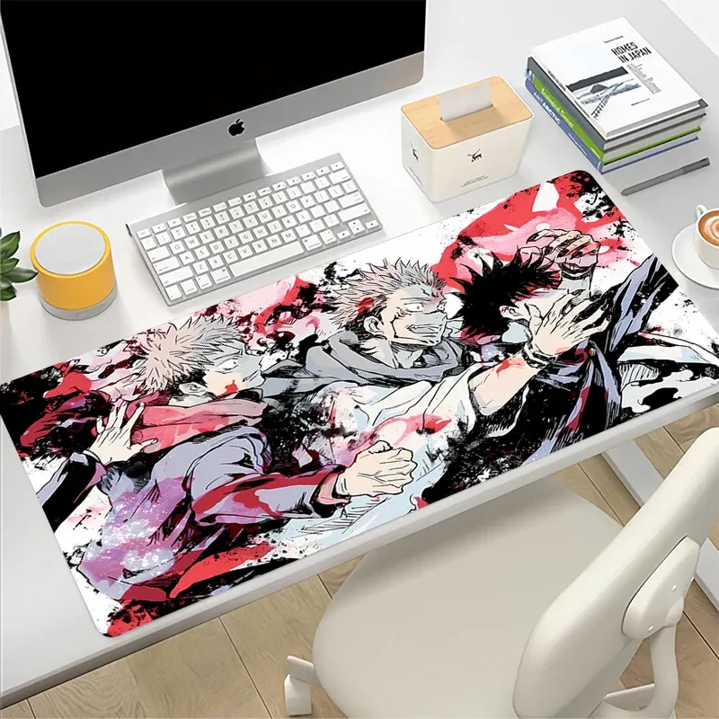 40x90CM Hot Anime Jujutsu Kaisen Large Mouse Pad Ryomen Sukuna MousePads Computer Gaming Peripheral Accessories Desk Mat XXL