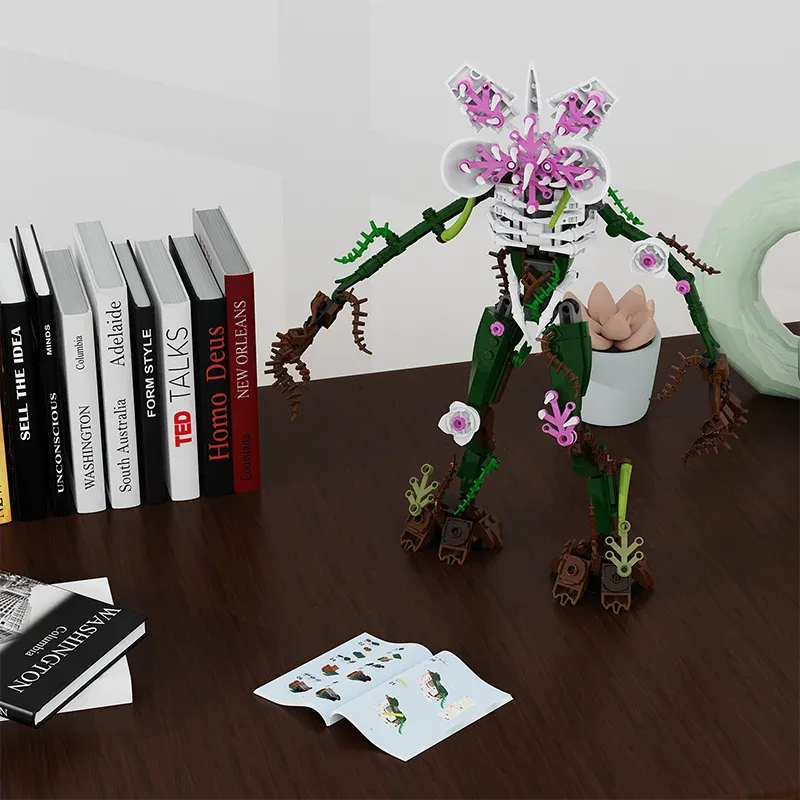 Building Blocks Mini Orchid Monster Set Strangered Things