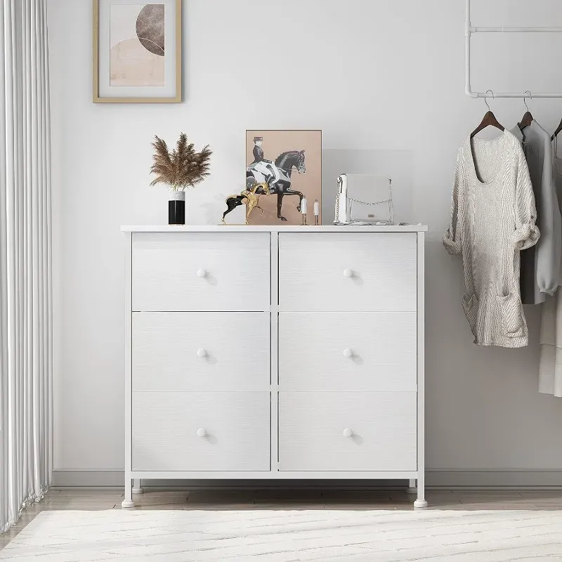 White Dresser for Bedroom 6 Drawer Fabric Storage Chest Tower Small Dressers Unit for Closet Nursery Hallway Office from Dhgate Storage Drawers - price 112.44 White Dresser for Bedroom 6 Drawer Fabric Storage Chest Tower Small Dressers Unit for Closet Nursery Hallway Office from Dhgate Storage Drawers - price 112.44