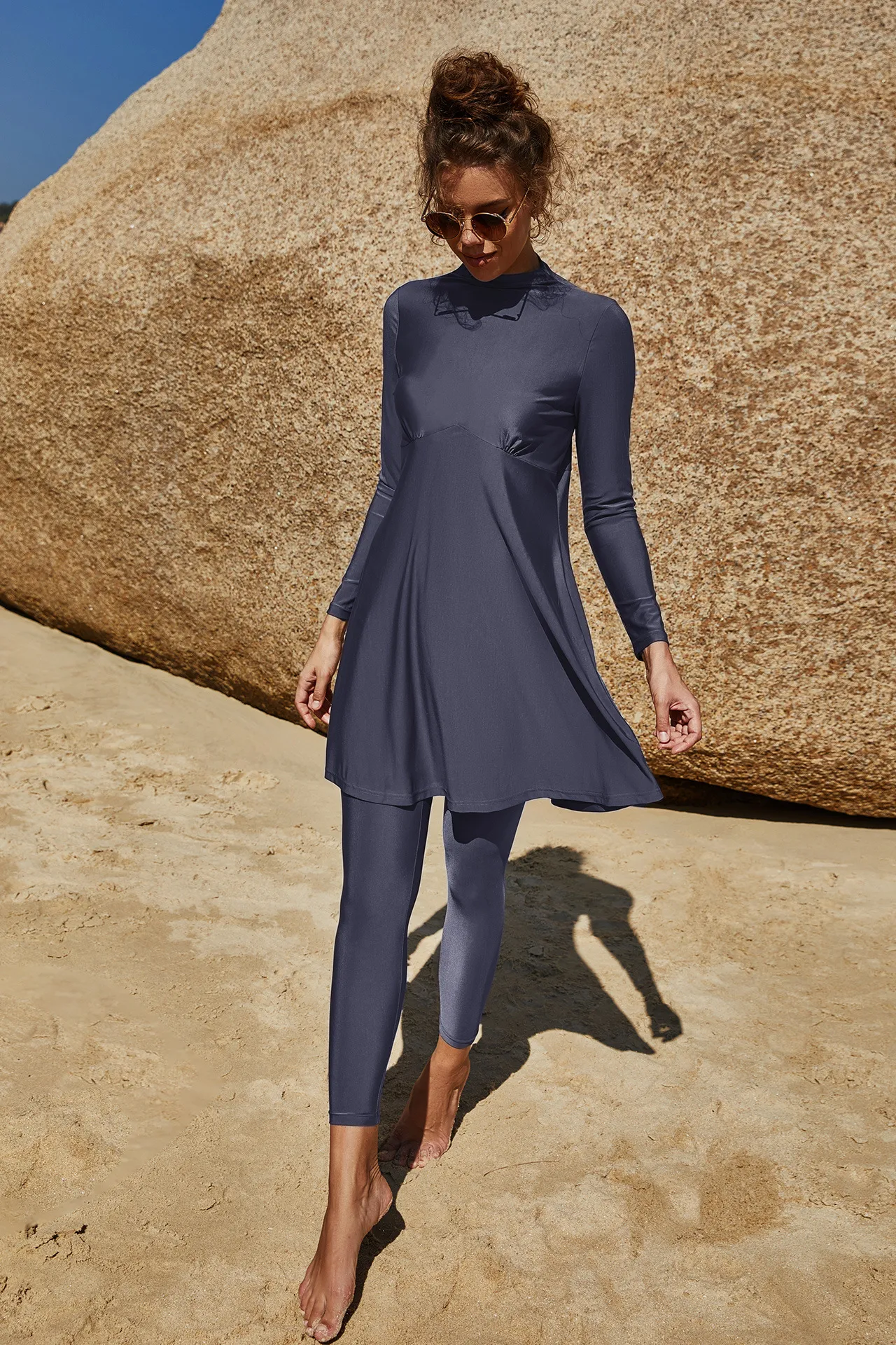 Modest ladies swimsuits clearance