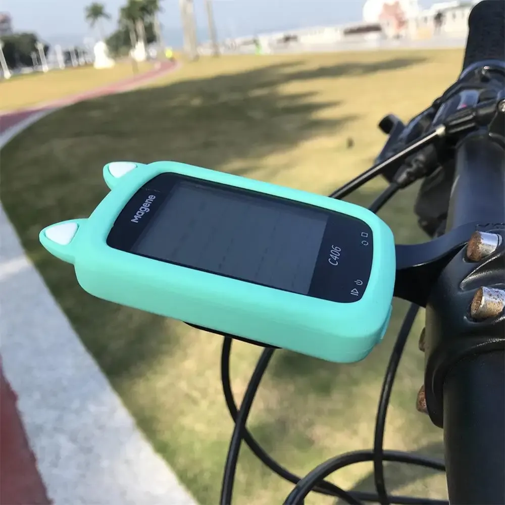 Jenerik Bisiklet Jel Cilt Kılıfı Ekran Koruyucu Garmin Edge için Kapak GPS Bilgisayar Kalitesi Siyah Kılıfı Garmin Keşfet