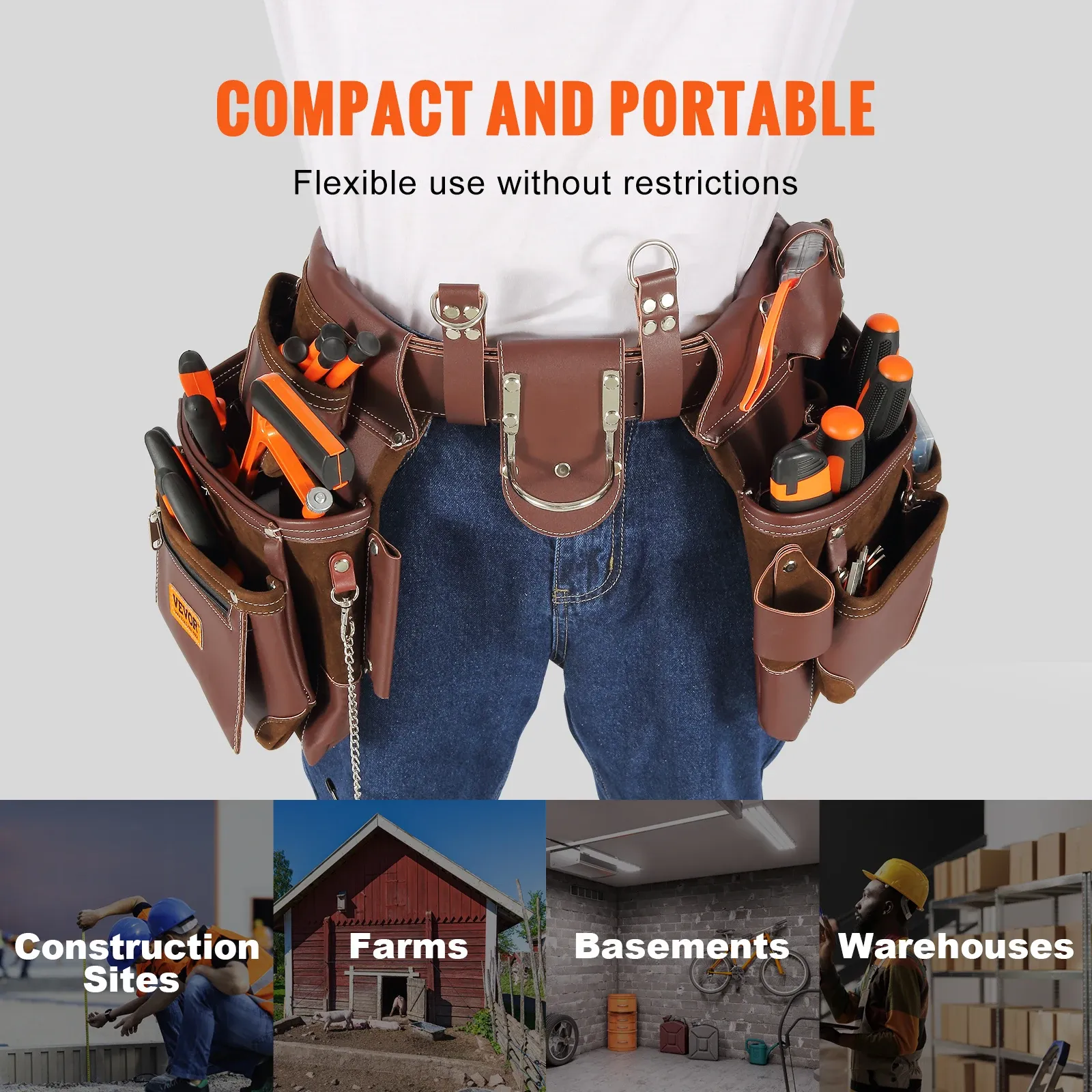 Poche De Taille Pour Outils Telituny, Sac De Taille Pour Outils D'électricien Avec Plusieurs Poches, Poche De Ceinture à Outils Pour Pinces à Tournesol