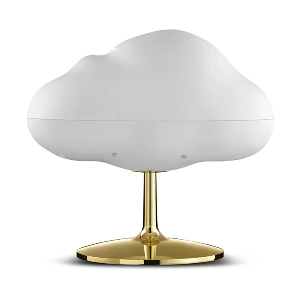 Nubes Lámpara de mesa USB Humidificador de aire Difusor de aroma de niebla fría ultrasónico eléctrico para difusor de fragancia de habitación 240321