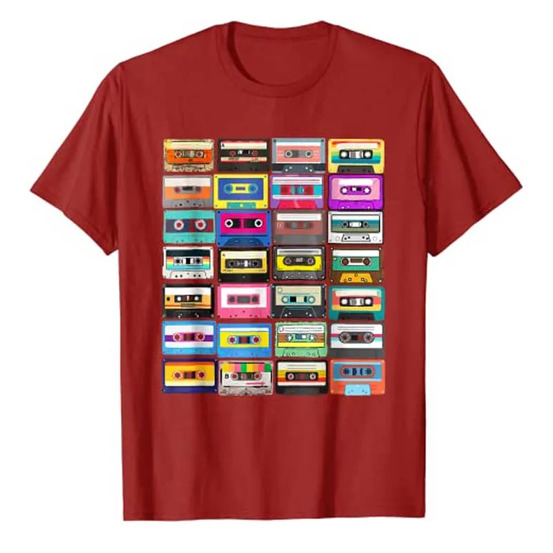 T-shirt Vintage Années 90 Sony Tape – Taille M, Jaune, Occasion En Bon état