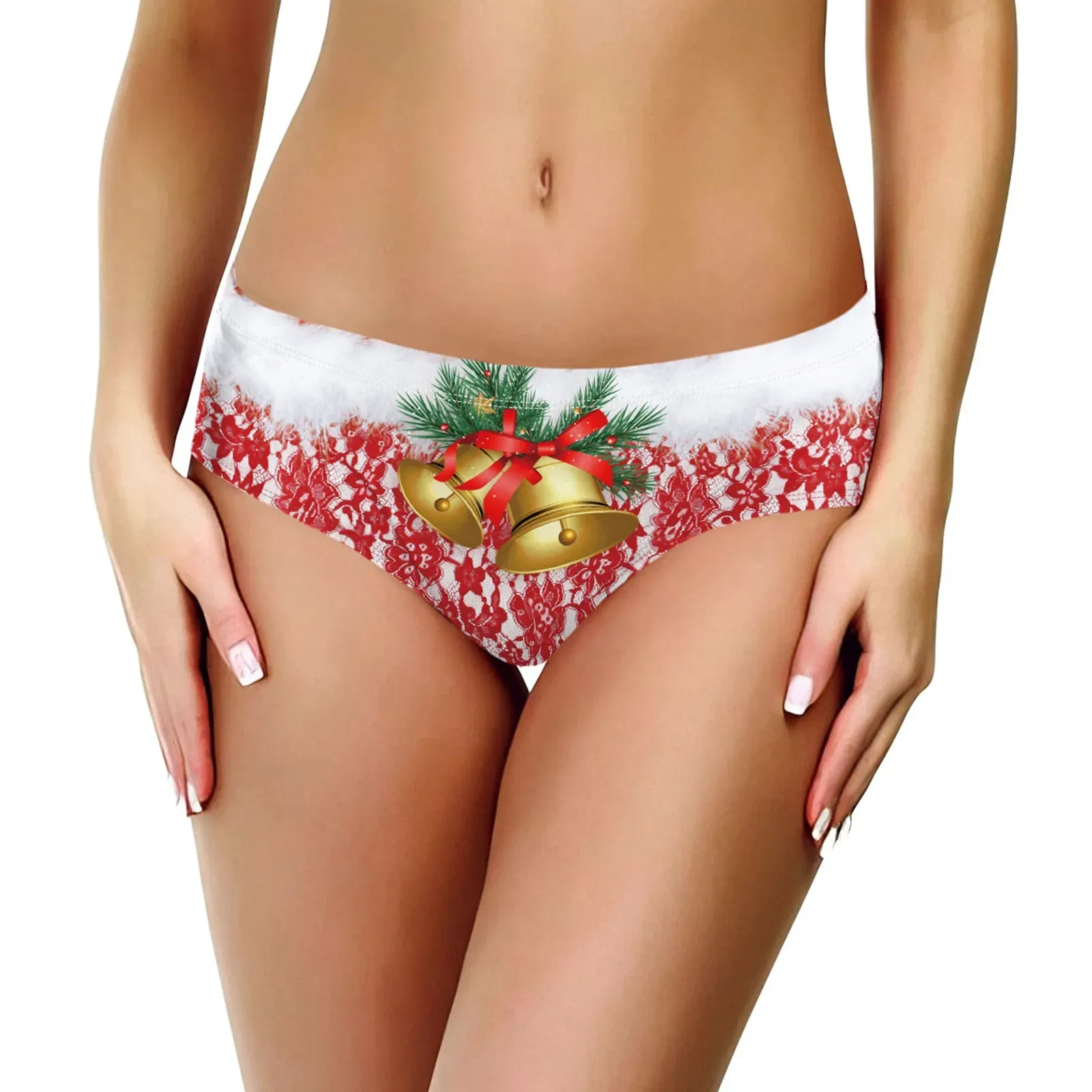 DHgate Festive Cheer Womens Christmas Briefs Santa Snowman Elk Prints Baby Kids Maternity