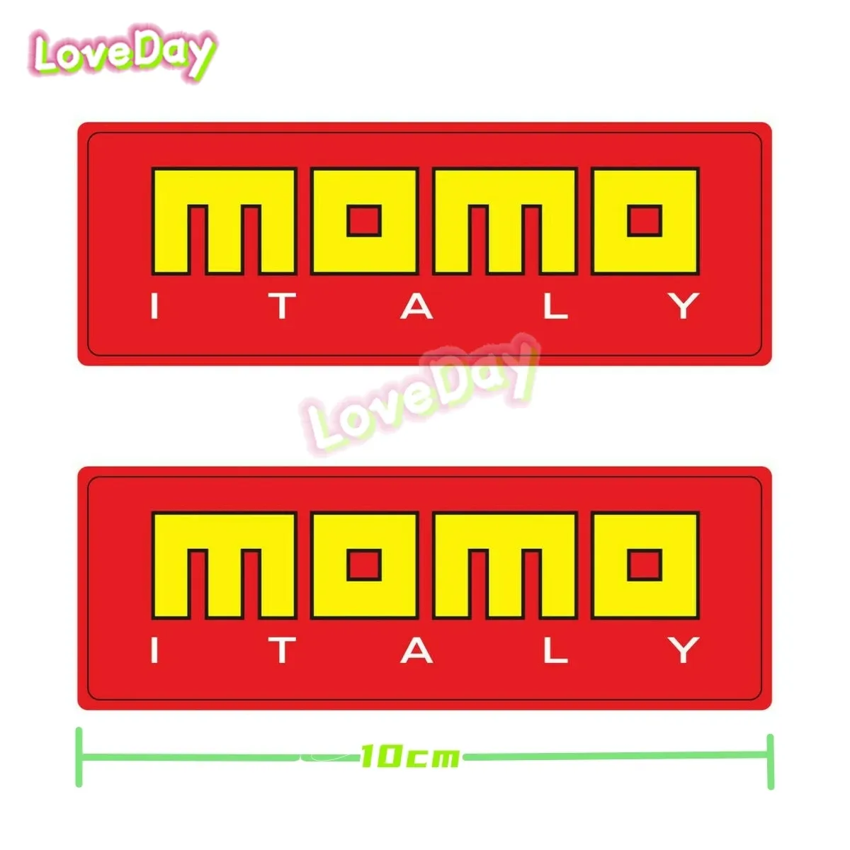 PCS Momo Racing Sticker İtalya Araç Su Geçirmez Vinil Yi TL4