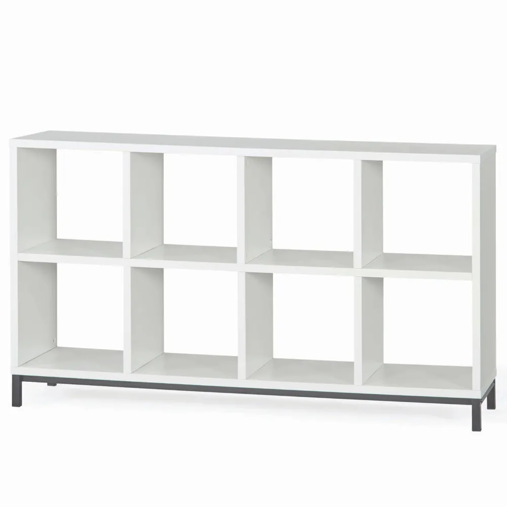 Metal Base 8 Cube Book Shelf Organizer White Book Small Storage Unit Furniture From Ddmylucky 140.09 DHgate.Com