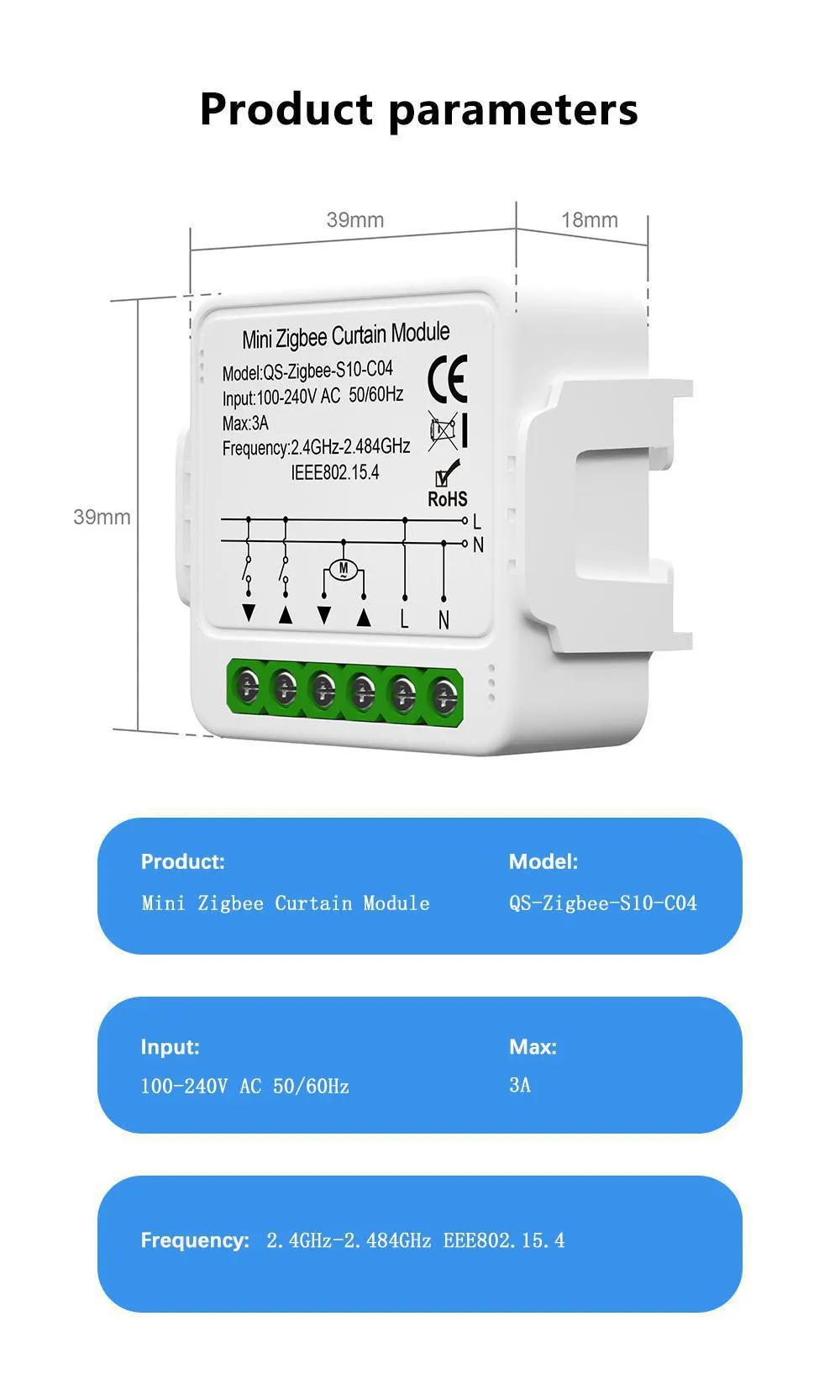 Module De Commutateur De Rideau Intelligent Tuya... Du 19,97 € | DHgate