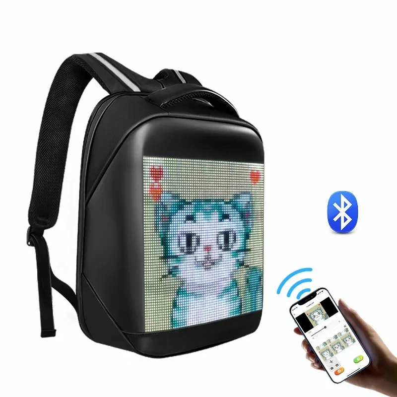 Led Backpack With Programmable Screen Led Backpack Programmable