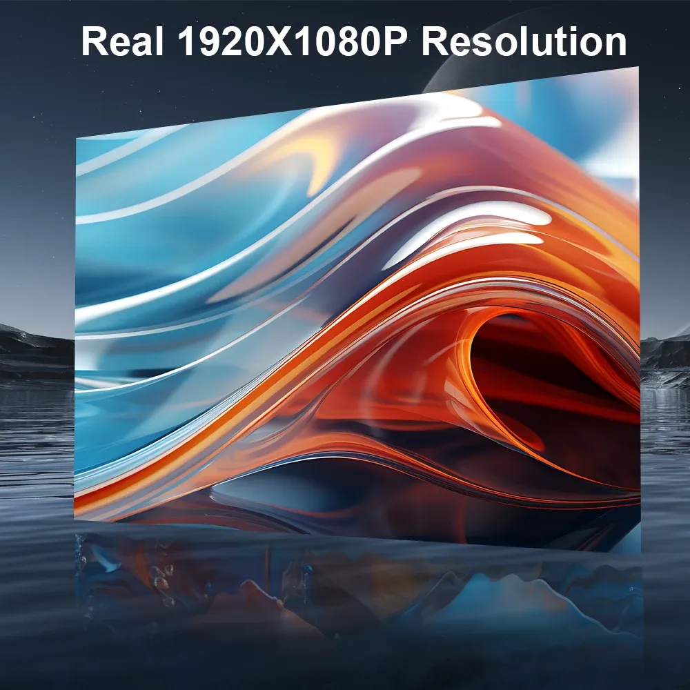 Transpeed Android Projector 11 580Ansi 4K 1920x1080P Wifi6 Voice ...