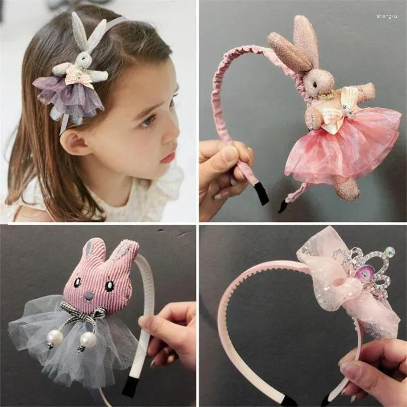 Accessori per capelli Simpatiche orecchie di peluche Principessa Cartoon Fascia per capelli Ragazze Bambini Cerchietto per capelli Fasce per capelli regalo per bambini