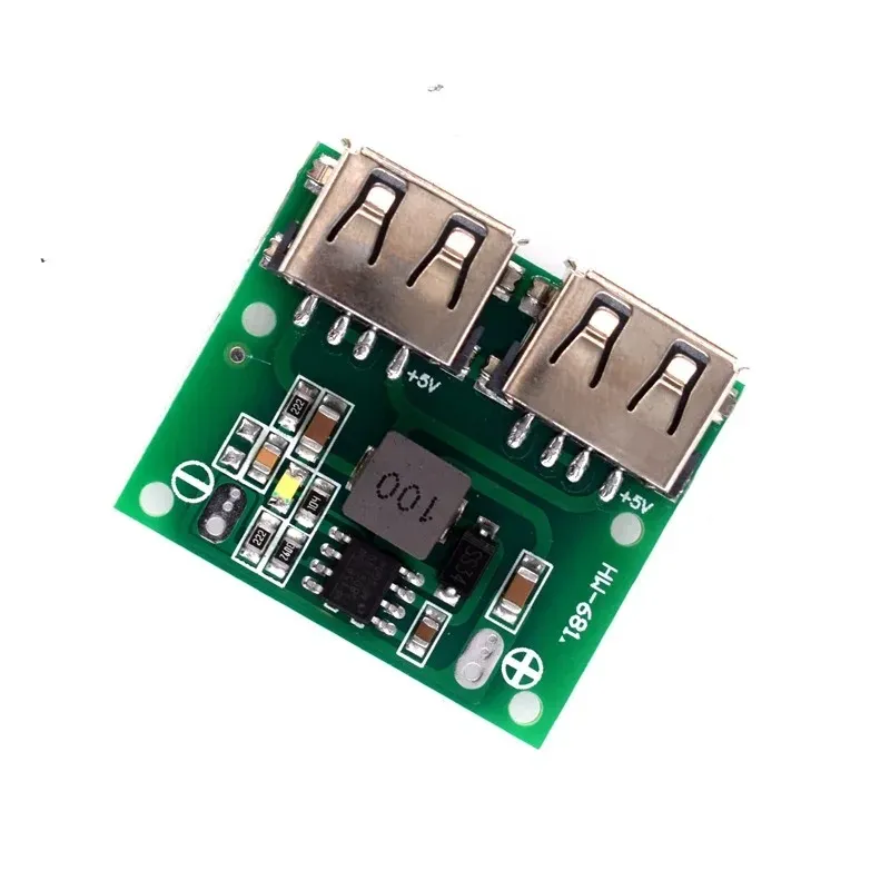 9V 12V 24V to 5V DC-DC Step Down Charger Power Module Dual USB Output Buck Voltage Board 3A Car Charge Charging Regulator 6-26V